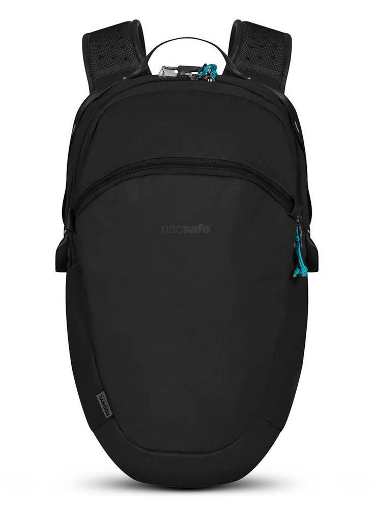 Batoh proti krádeži městský sportovní Pacsafe Eco 18 econyl černý