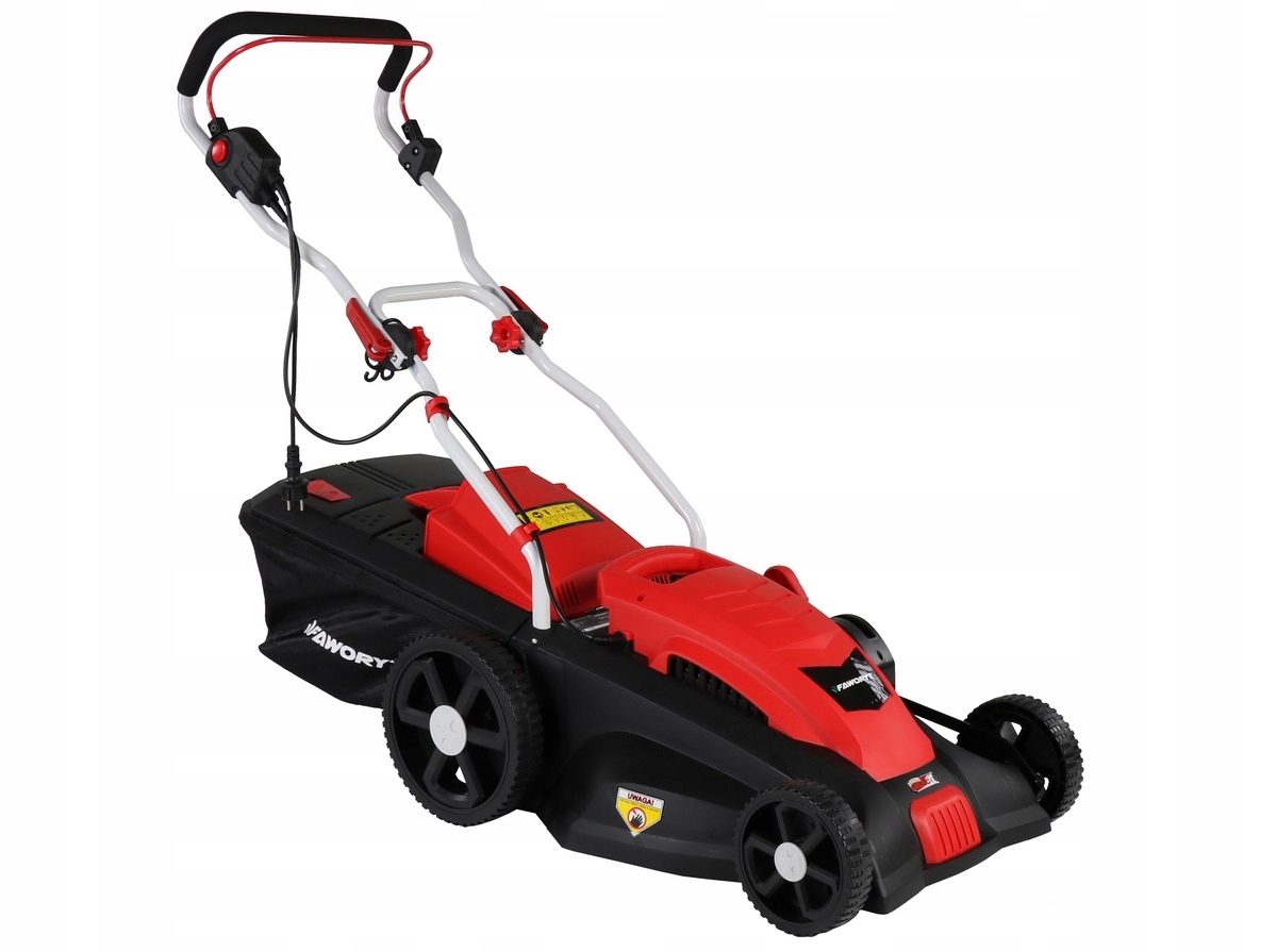 Kosiarka Elektryczna Faworyt 42cm Silnik Indukcyjny 1800W 3w1 Duży kosz 50l