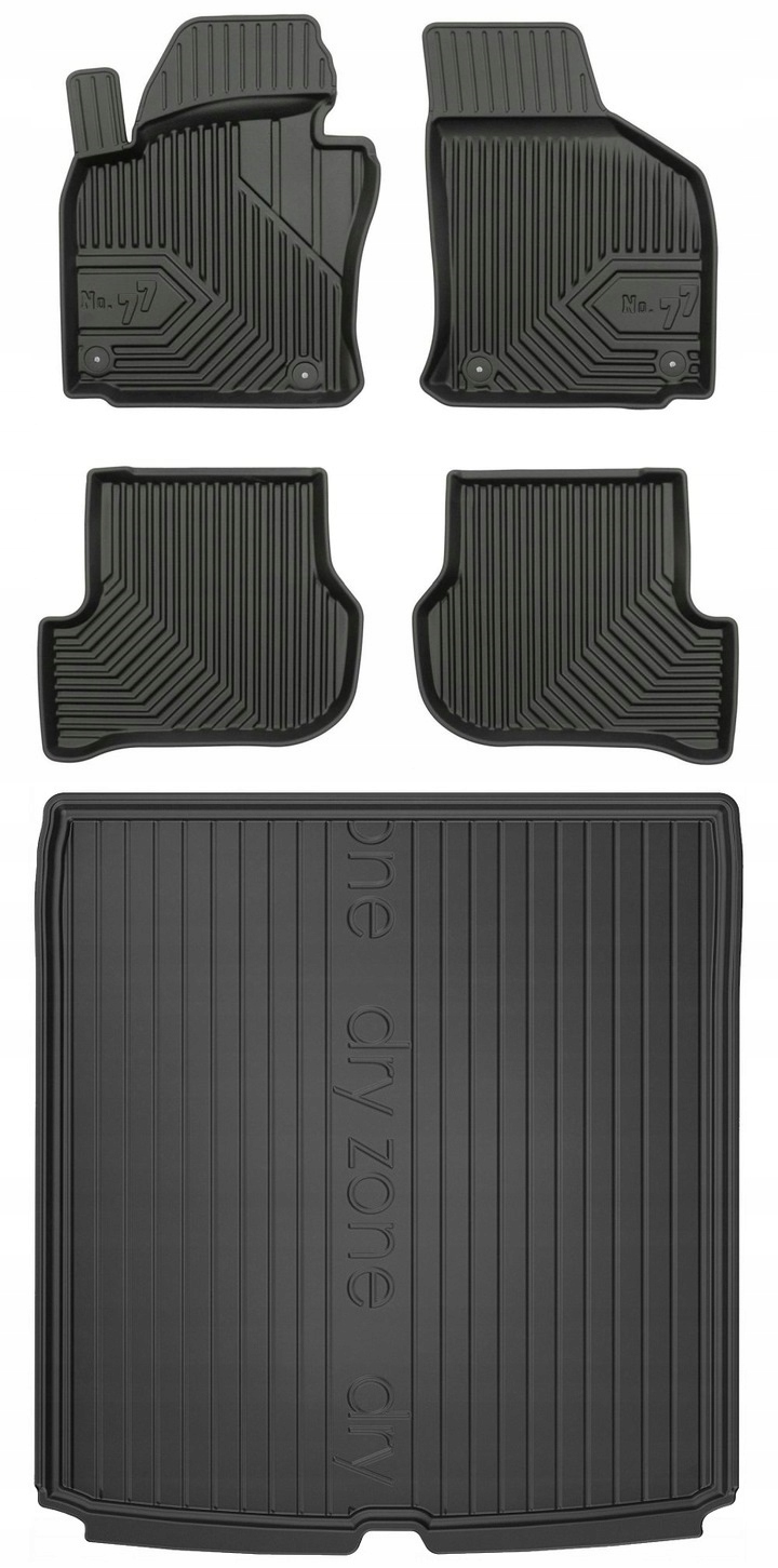 Set 77 Koberce a rohože Škoda Octavia 2 Kombi 2004-2013
