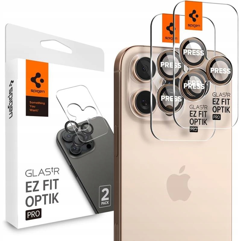 Spigen – Sklo na objektiv pro iPhone 16 Pro 16 Pro Max (2 ks)