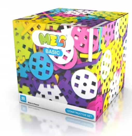 

Meli Klocki Uzupełniające Constructor Pink Set