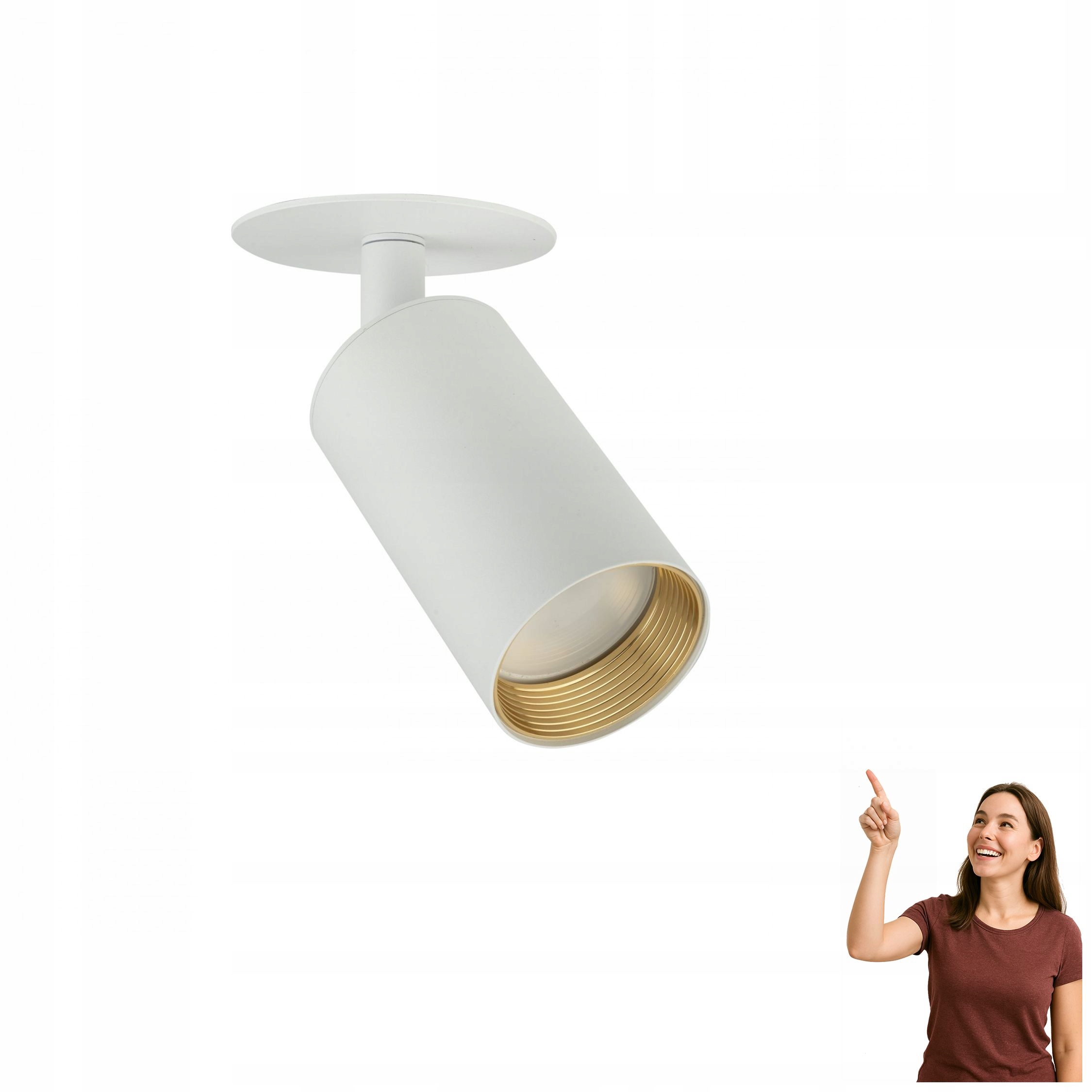 Jednotlivá podomítková spotová lampa Amis White 10810 Tk Lighting