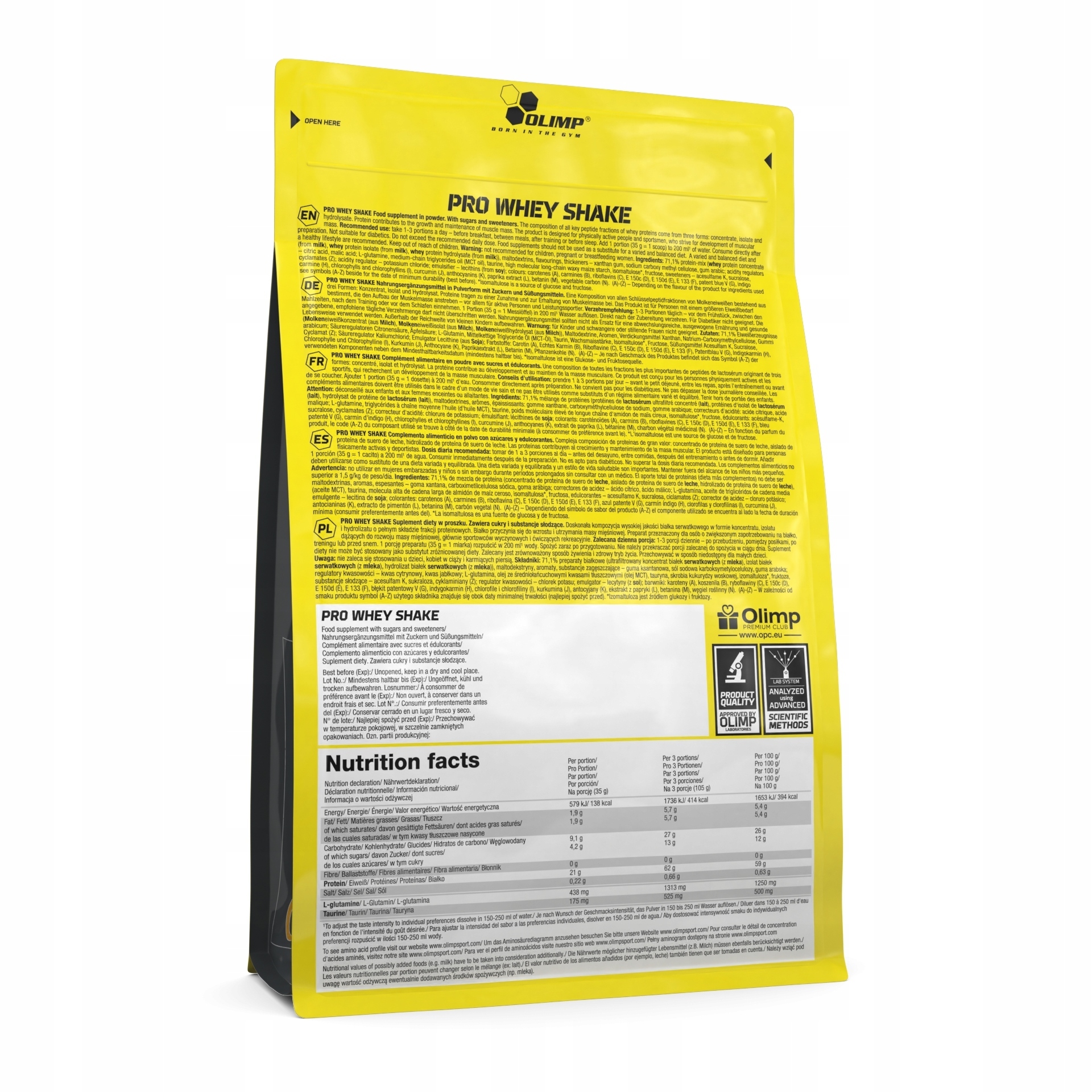 OLIMP Pro Whey Shake 700g Białko Serwatkowe Izolat Koncentrat WPI WPC — 4