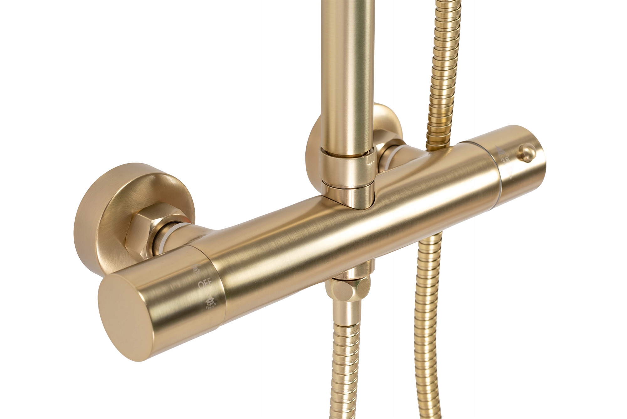 ZESTAW PRYSZNICOWY TERMOSTAT PAROT BRUSH GOLD REA Marka Rea