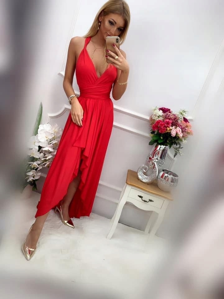 Červené Šaty Model "veronica" Pretty Women vel 38