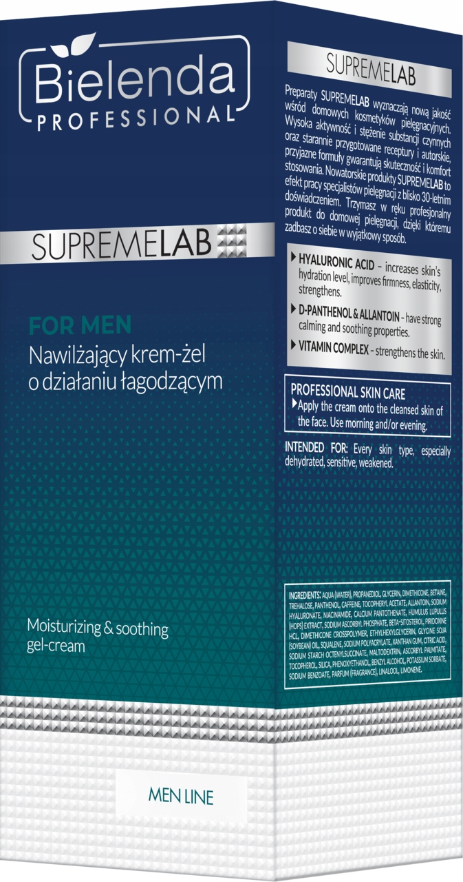 Bielenda Professional Supremelab Men Line Krém Na Obličej 50 ML