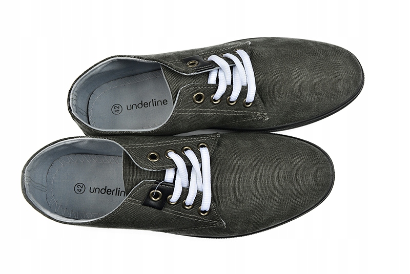 TENISÓWKI SZNUROWANE WYJŚCIOWE BLACK/BLACK 45 Kod producenta T-4-917