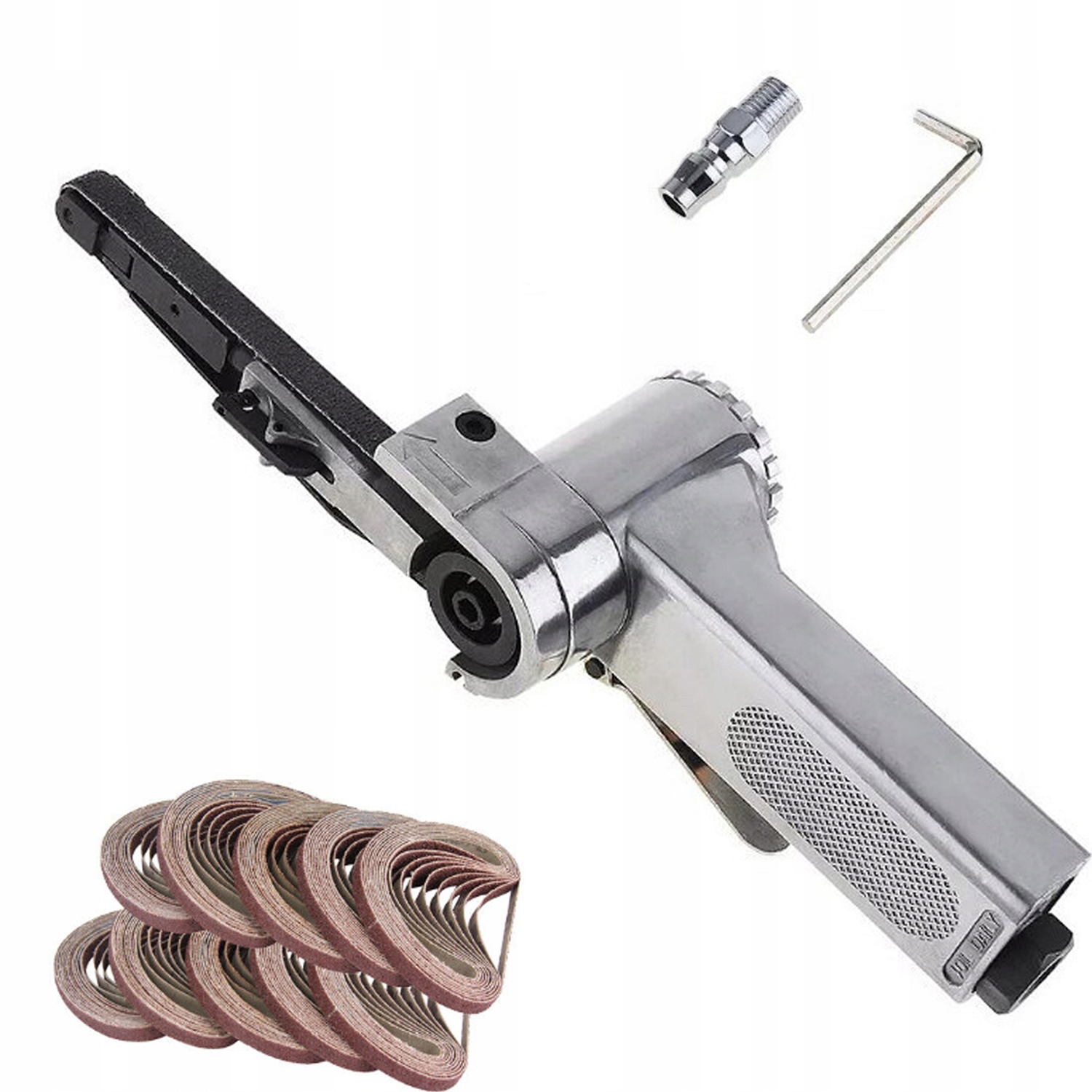 Pásová Pneumatická Bruska 10X330 MM Nekonečná Páska 25 Ks