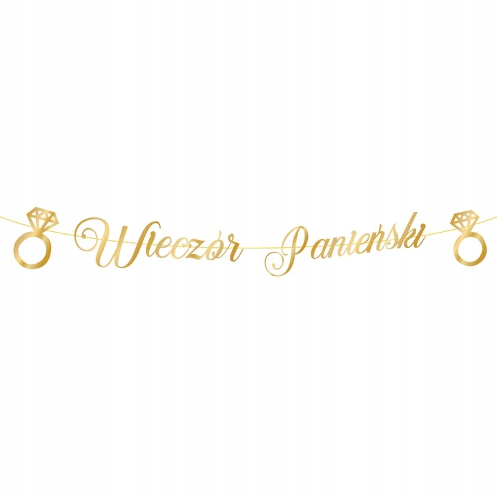 

Baner dekoracje na Wieczór Panieński Złoty