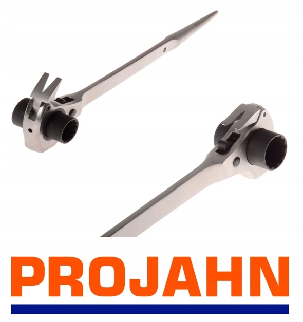 Klíč na lešení Projahn 4v1 s funkcí ráčny 19/22 mm