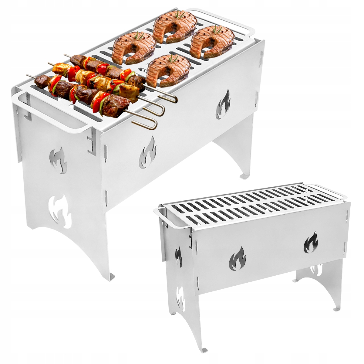 Gril Ohniště Vařič Survival Nerez 20X40