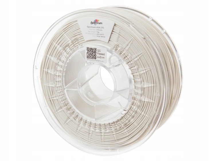 Filament Spectrum Asa 275 1.75 mm Polar White 1 kg