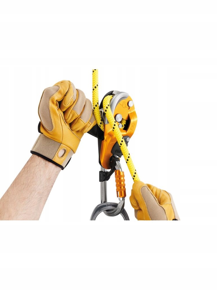 Przyrząd zjazdowy RIG żółty Petzl Waga produktu z opakowaniem jednostkowym 2 kg