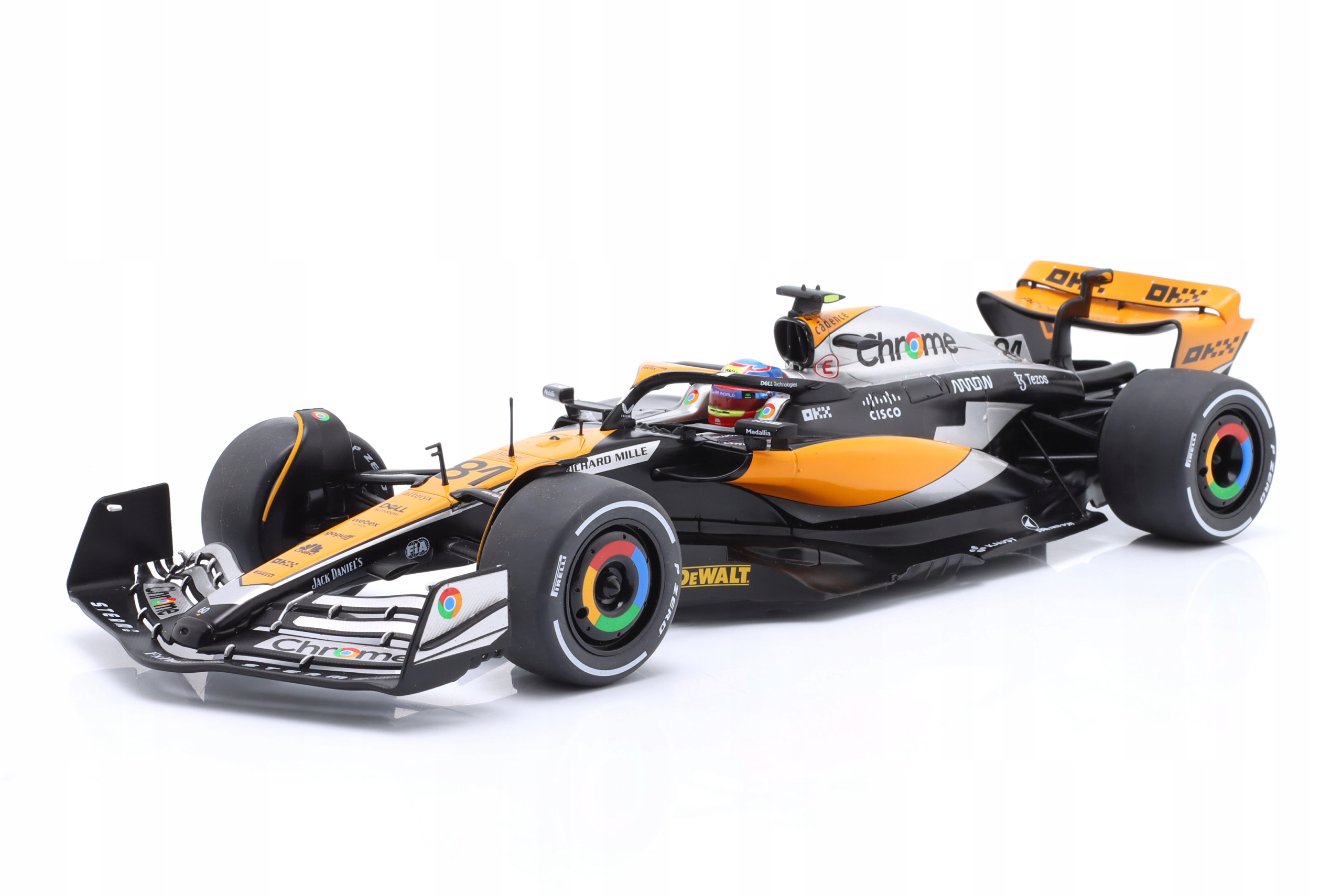 McLaren MCL60 #81 Oscar Piastri 4. britská Gp F1 Formule 1 2023 Solido 1:18