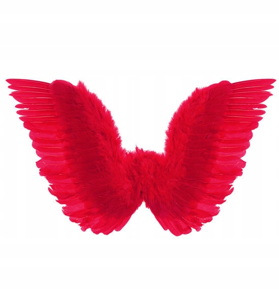 

Skrzydła Czerwone Z Piór Diablicy Anioła Amor Duże