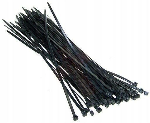 

Opaski kablowe, plastikowe czarne 140/3.6 100szt