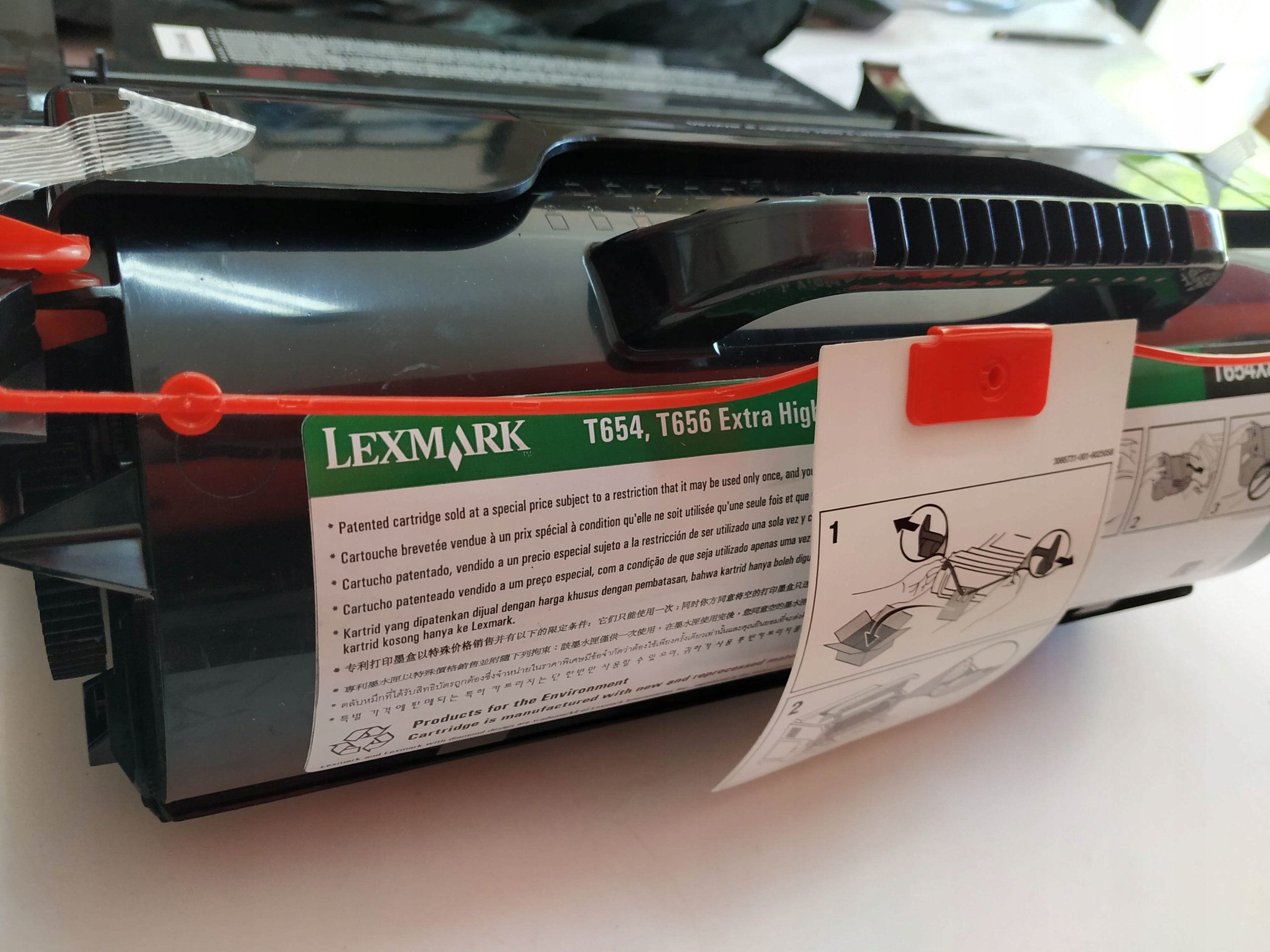 Toner Lexmark T654X80G T654X31E vyd. 36000
