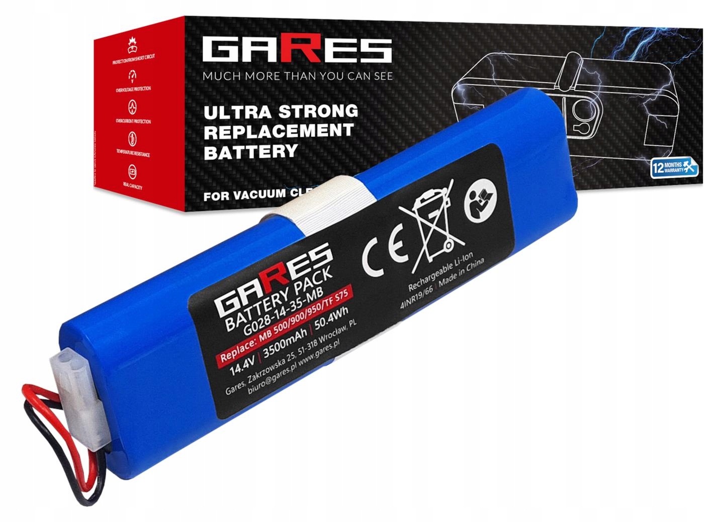 Baterie Akumulátor pro Rowenta X-plorer Série 75 75S+ 75S 75 95 14,4V 3,5Ah