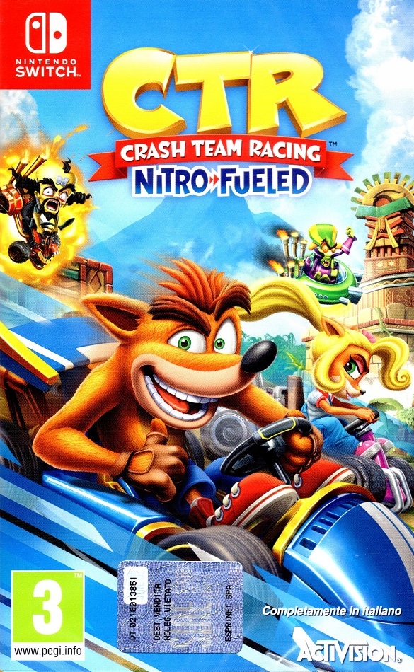 Crash Team Racing Nitro-Fueled Nintendo Switch pudełkowa - Stan: Nowy ...