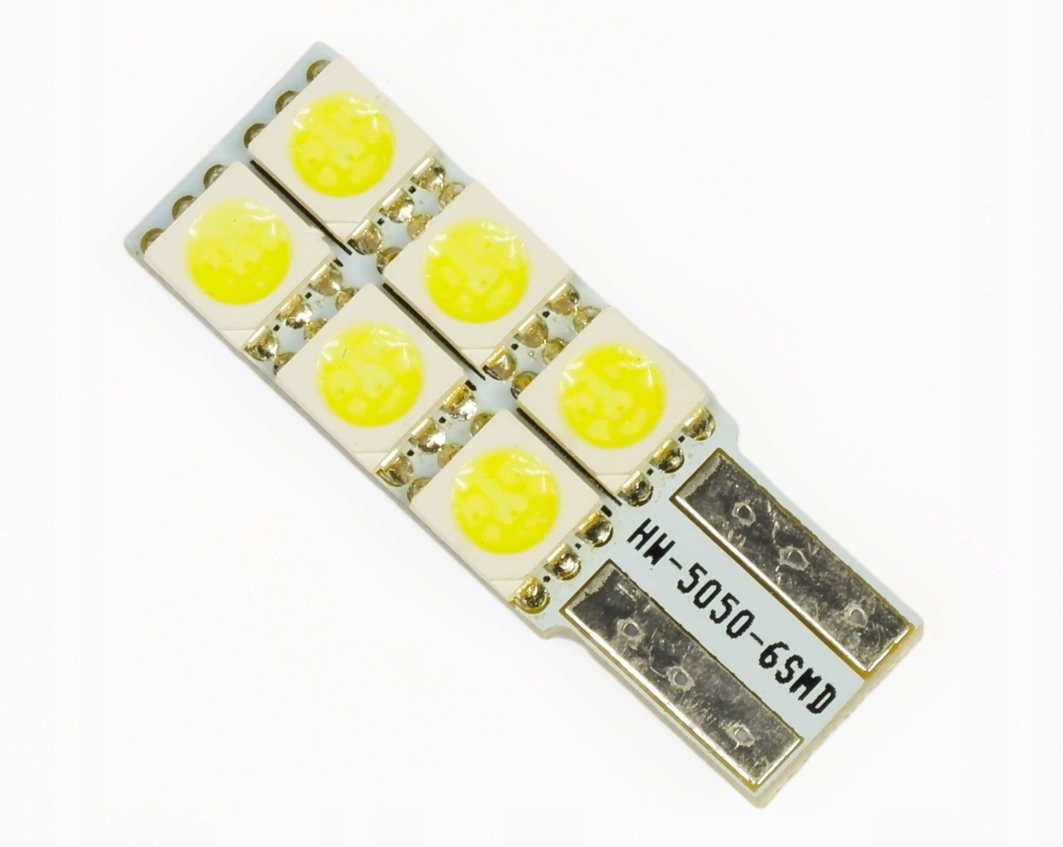 

Żarówka Led Boczna Can Bus W5W T10 6 Smd Canbus