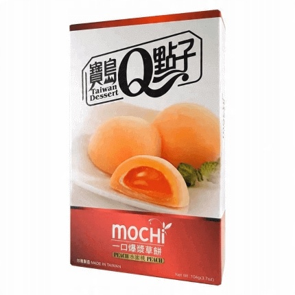 

Ciastka mochi smak brzoskwini Taiwan Dessert 104g
