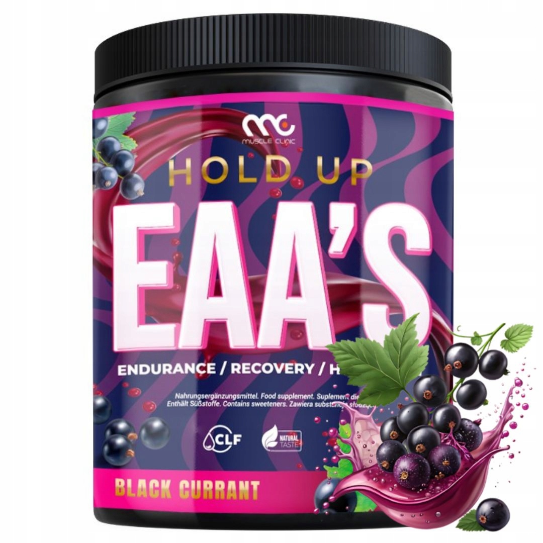 Muscle Clinic Hold Up Eaa's 400 g rybíz aminokyseliny hydratace regenerační