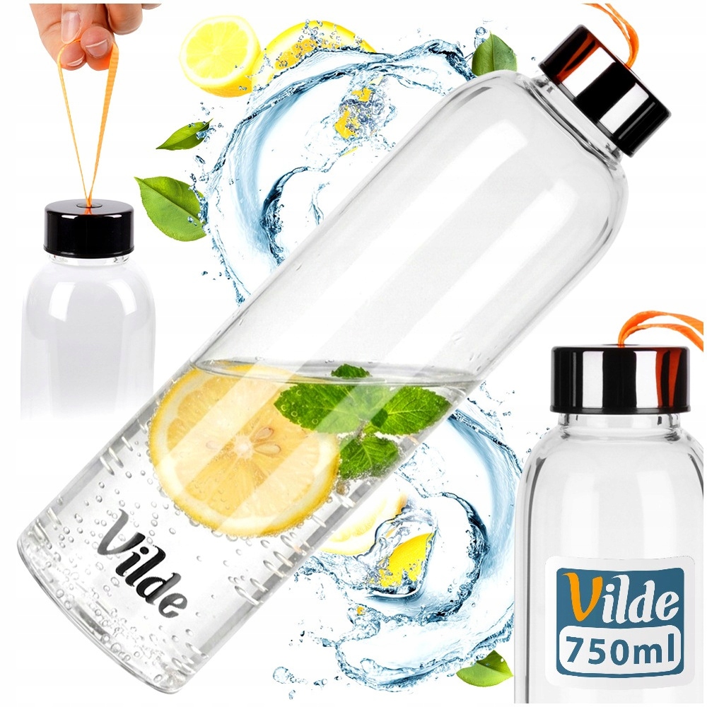 Butelka na wodę szklana 750 ml Vilde