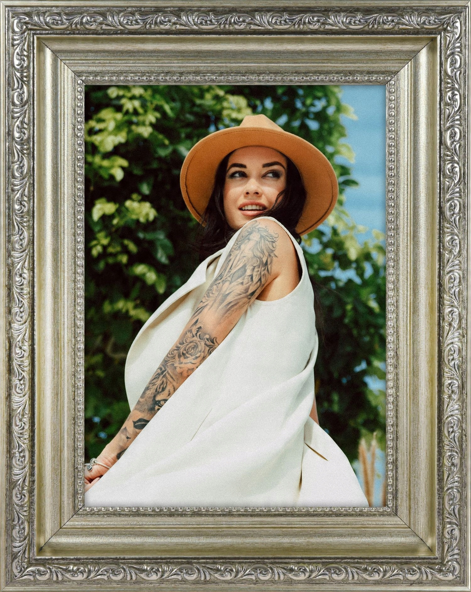 

Ramka Na Zdjęcia Srebrna Foto Rama 18x24 CM