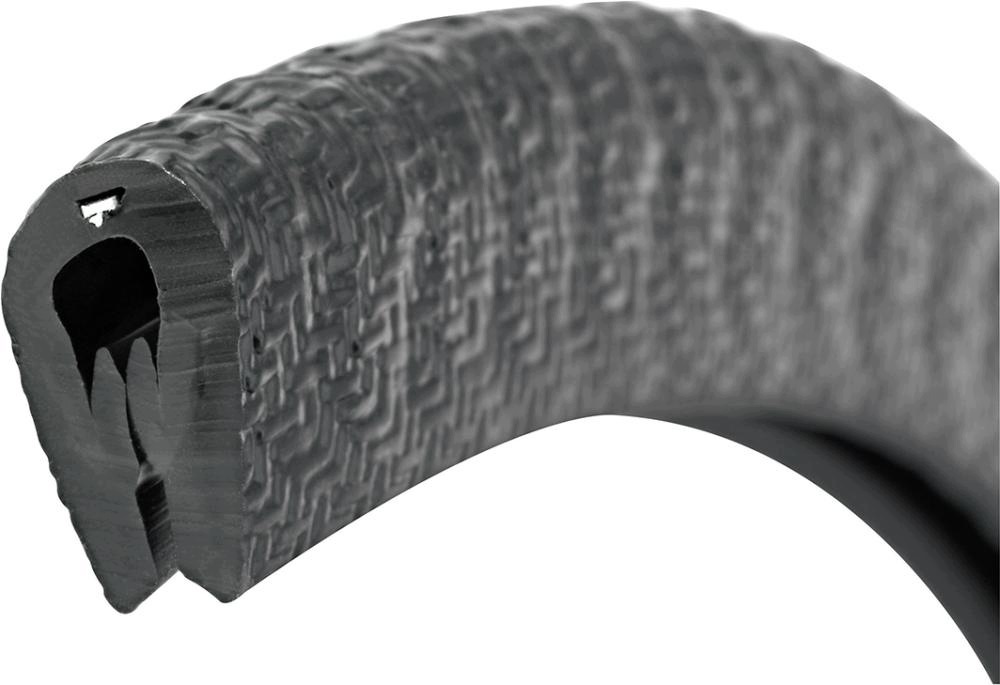 Ochranný profil okraje Pvc 1-4,5 mm černý 25 m Fortis