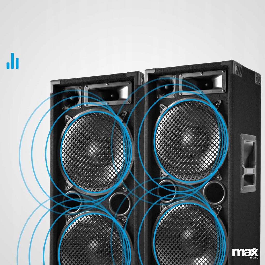 Zestaw dwóch KOLUMN ESTRADOWYCH PASYWNYCH 2x1400W wzmacniacz okablowanie Kod producenta 170.673