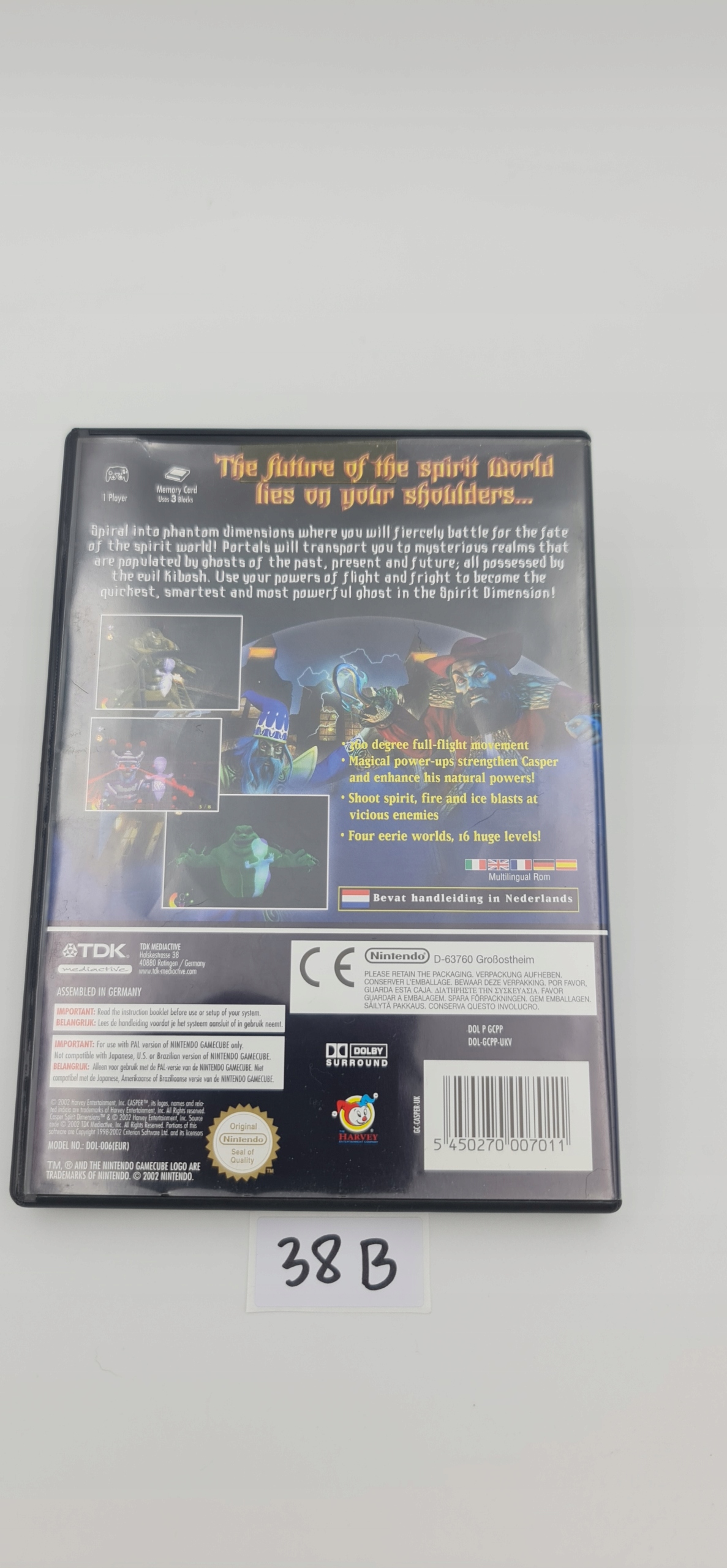 NINTENDO GAMECUBE CASPER SPIRIT DIMENSIONS Producent Nintendo