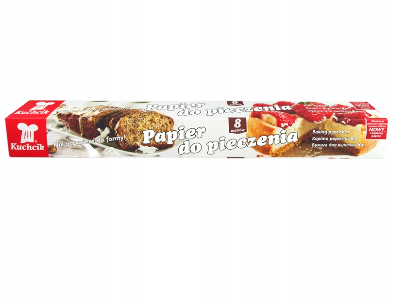 

Papier Do Pieczenia 38cm 8m pokryty silikonem