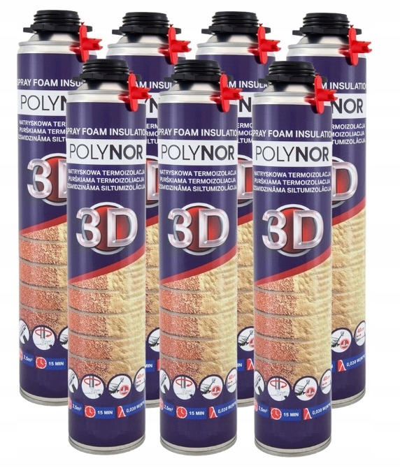 Polynor 3D izolácia pena striekaná pur pena Zateplenie Podkrovia Garáž