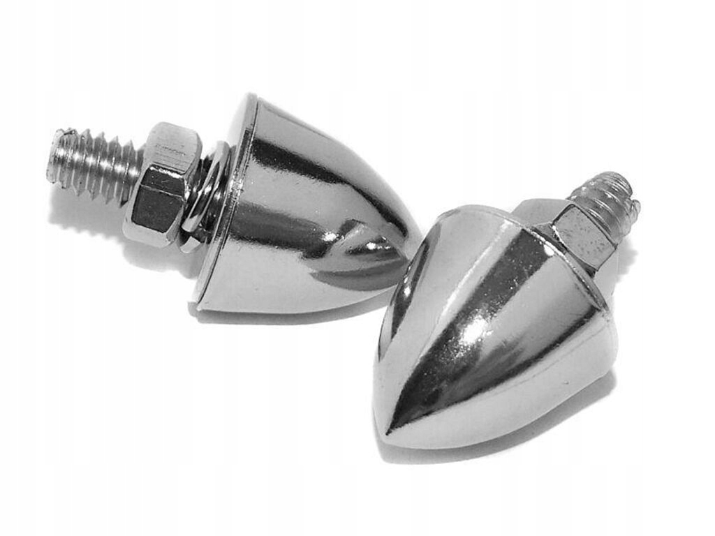 ŚRUBY ŚRUBKI TABLICY REJESTRACYJNEJ CHROM NABÓJ