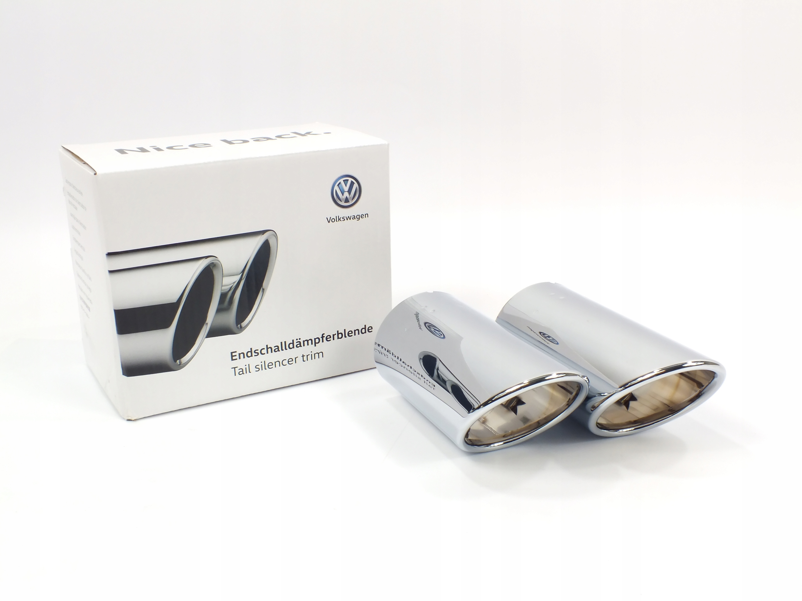 KONCOWKI RURY WYDECHU CHROM VW Passat B7 CC EAN 4039378712631