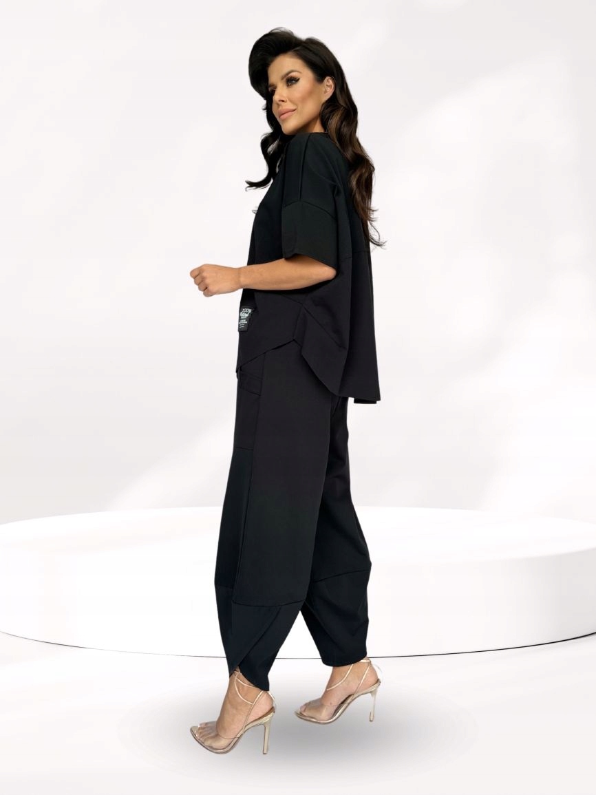 KOMPLET DRES DAMSKI BLUZA BLUZKA SPODNIE WYGODNY OVERSIZE ONE SIZE KOLORY Materiał dominujący inny