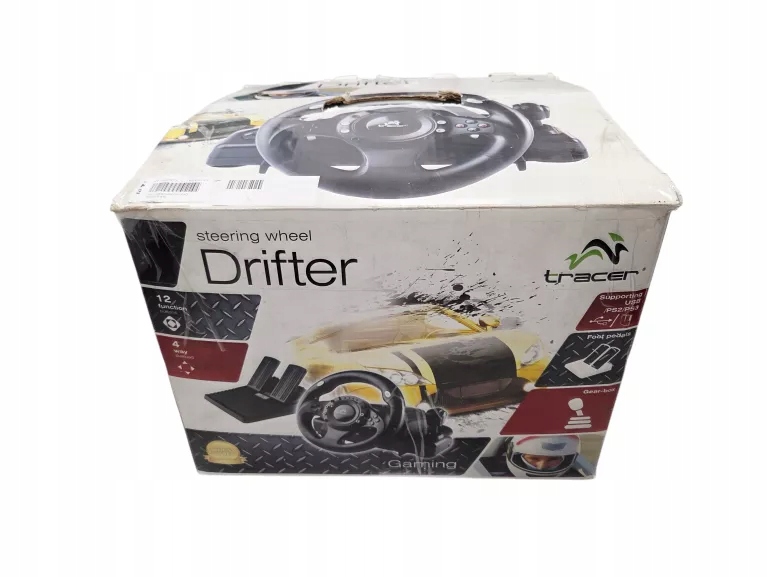 TRACER KIEROWNICA DRIFTER PC/PS2/PS3 KOMPLET