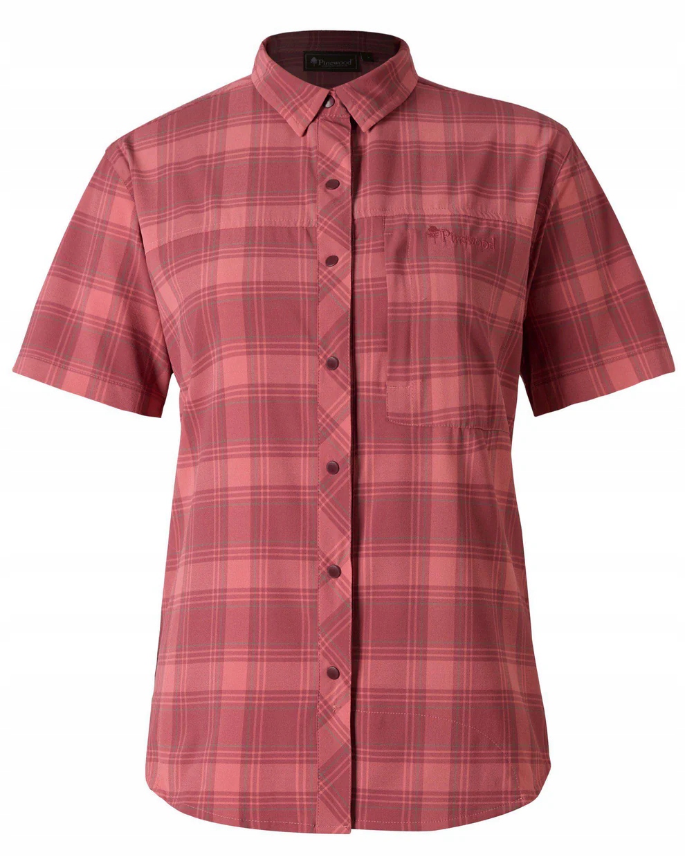 Damska koszula myśliwska Pinewood Abisko Trekking S/s 3121 Lantana Pink L
