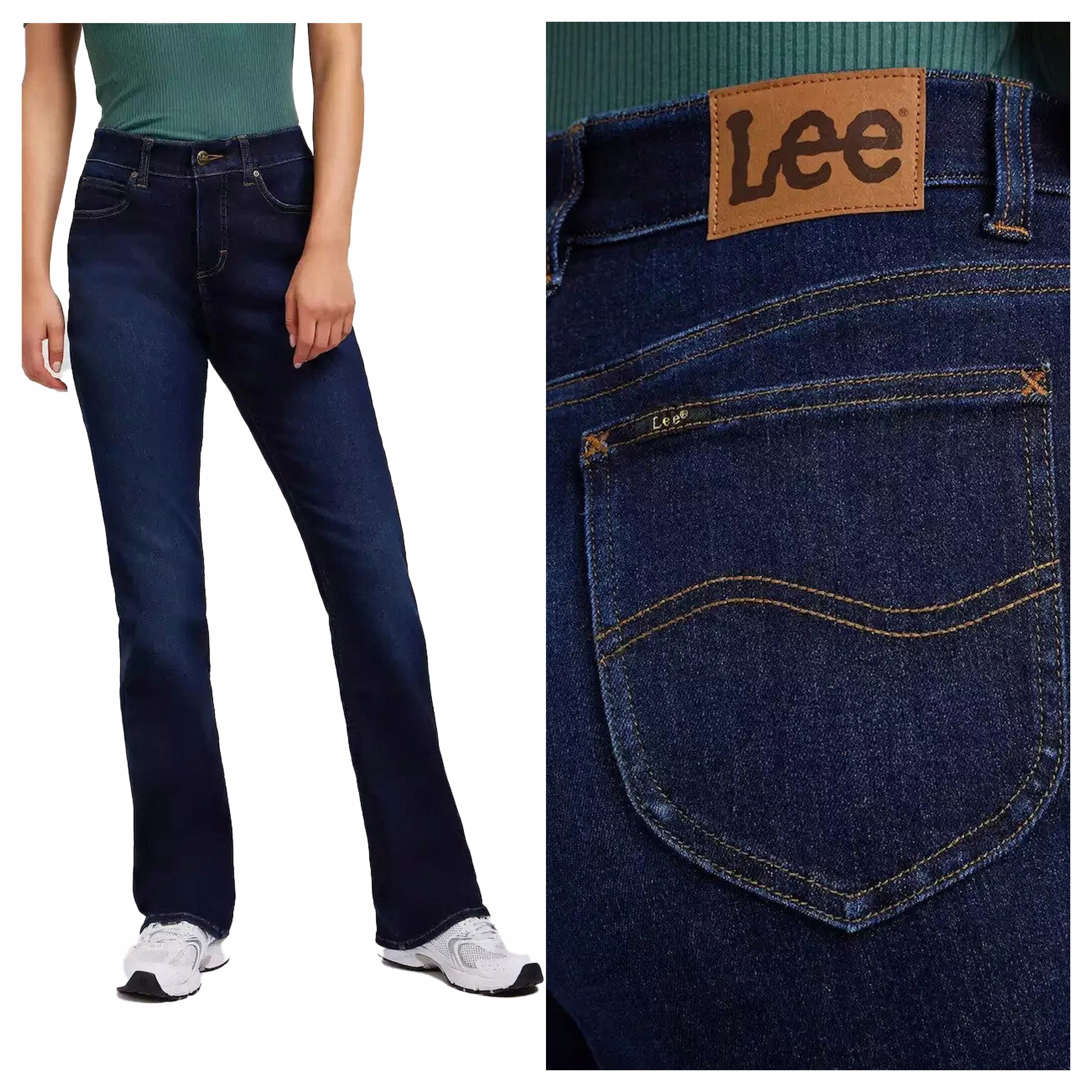 Lee Ulc Bootcut W27 L33 Dámské džíny Jednoduché