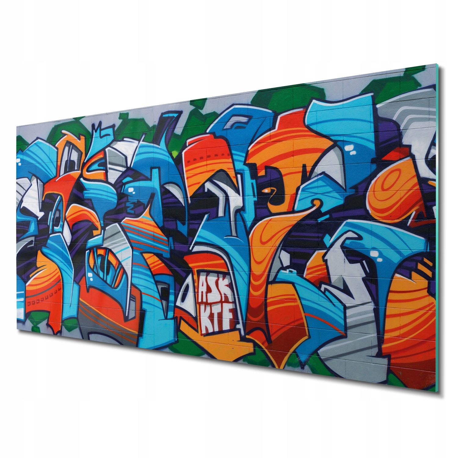 Sklenené nástenné foto Uličné graffiti 140x70