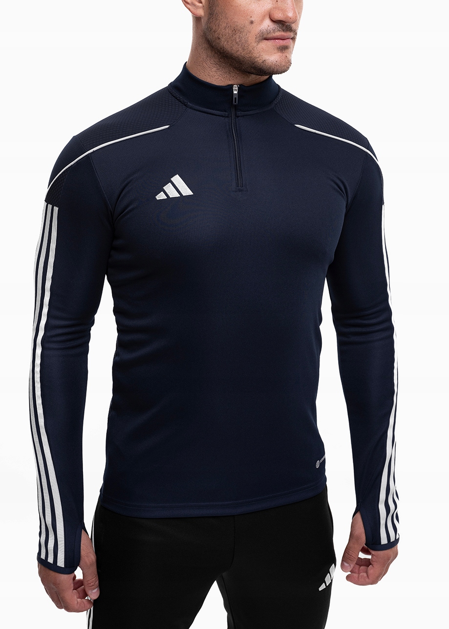 Pánská Mikina adidas Sportovní Tréninková Pohodlná Zip 1/4 Tiro 23 vel XL