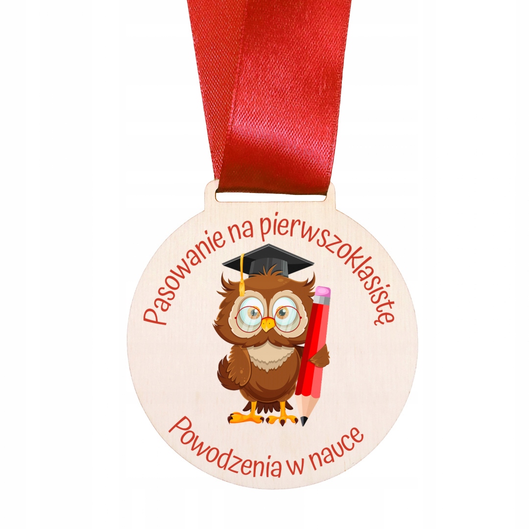 

Medal dla pierwszoklasisty pasowanie na ucznia