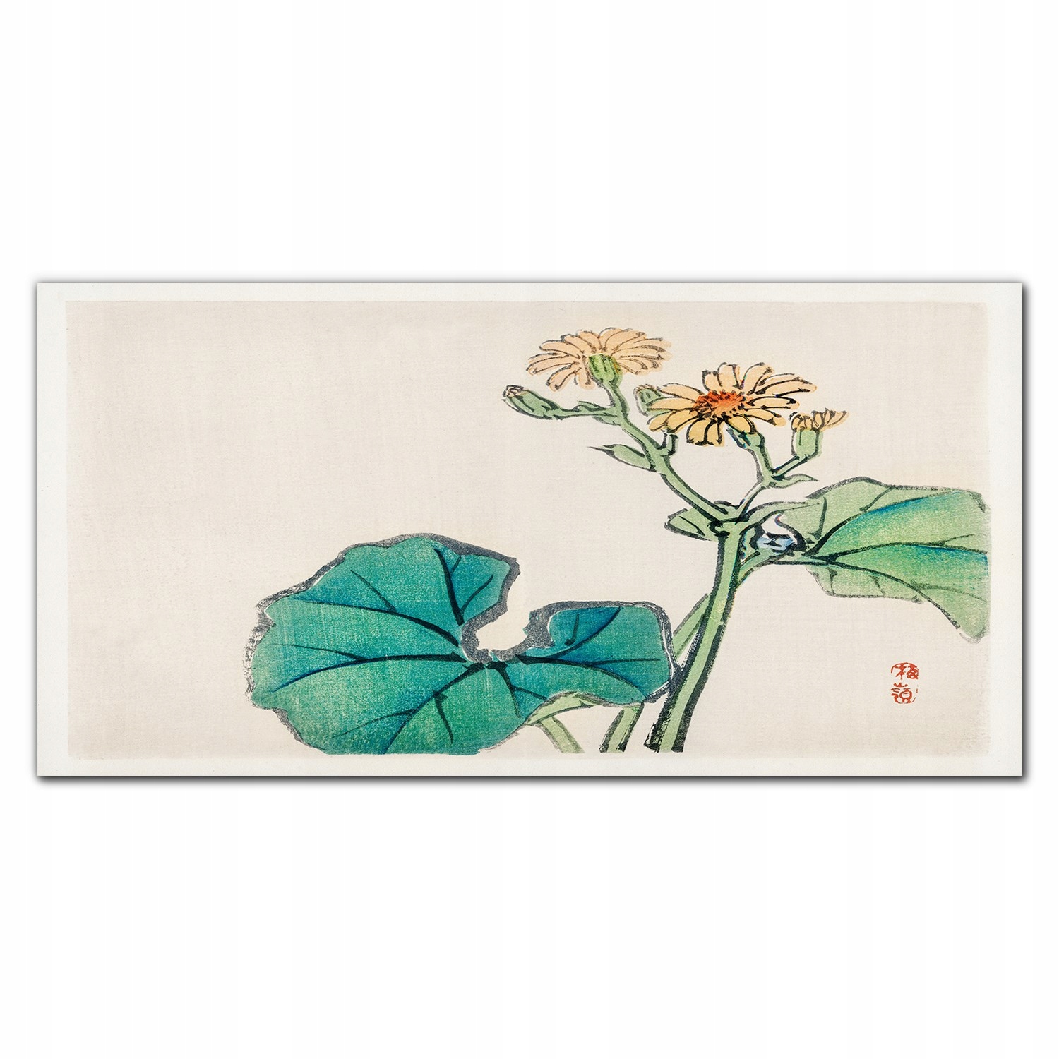 Obraz na plátne Kvet listy kvety 140x70 cm