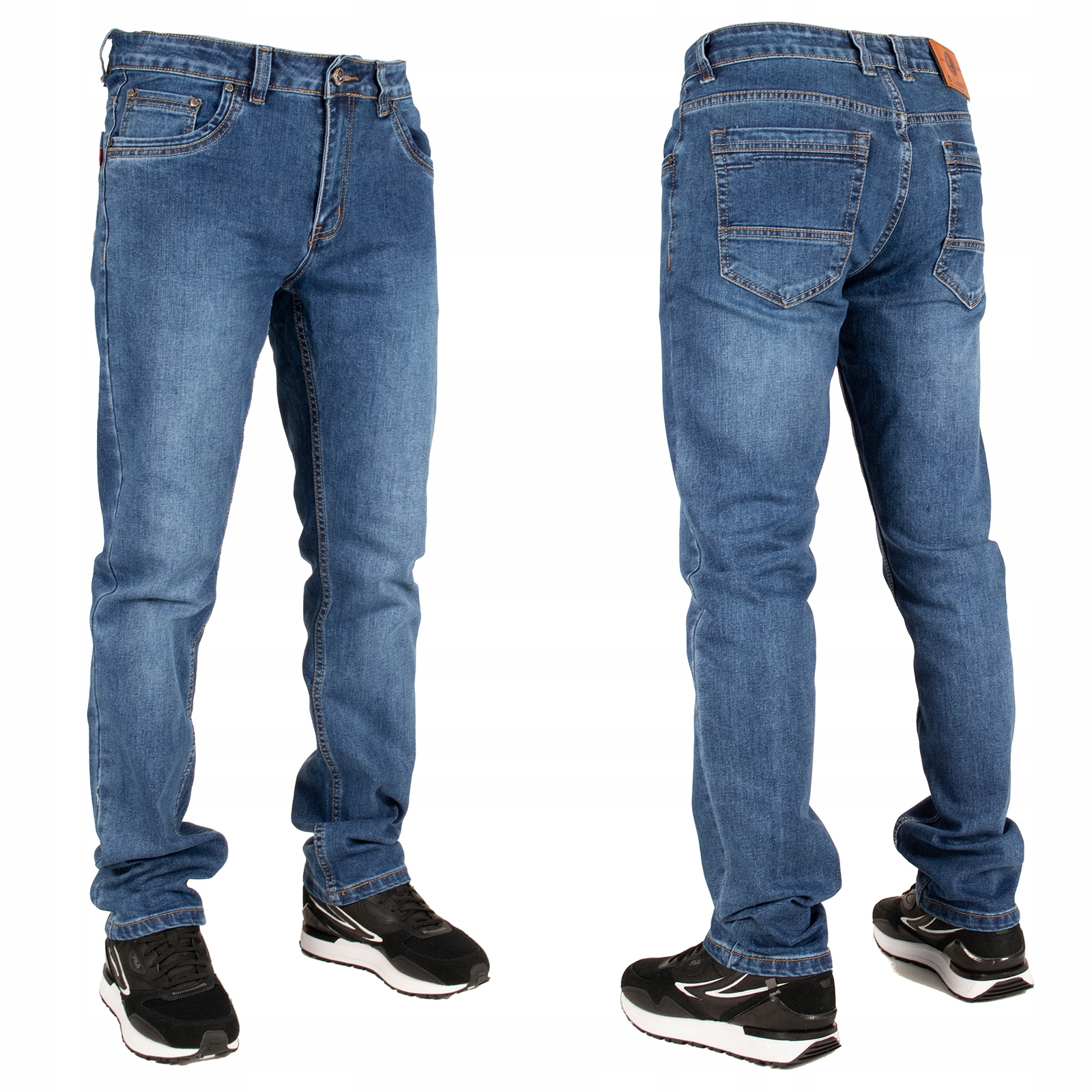 Spodnie męskie jeans W:40 110 CM L:32 niebieskie