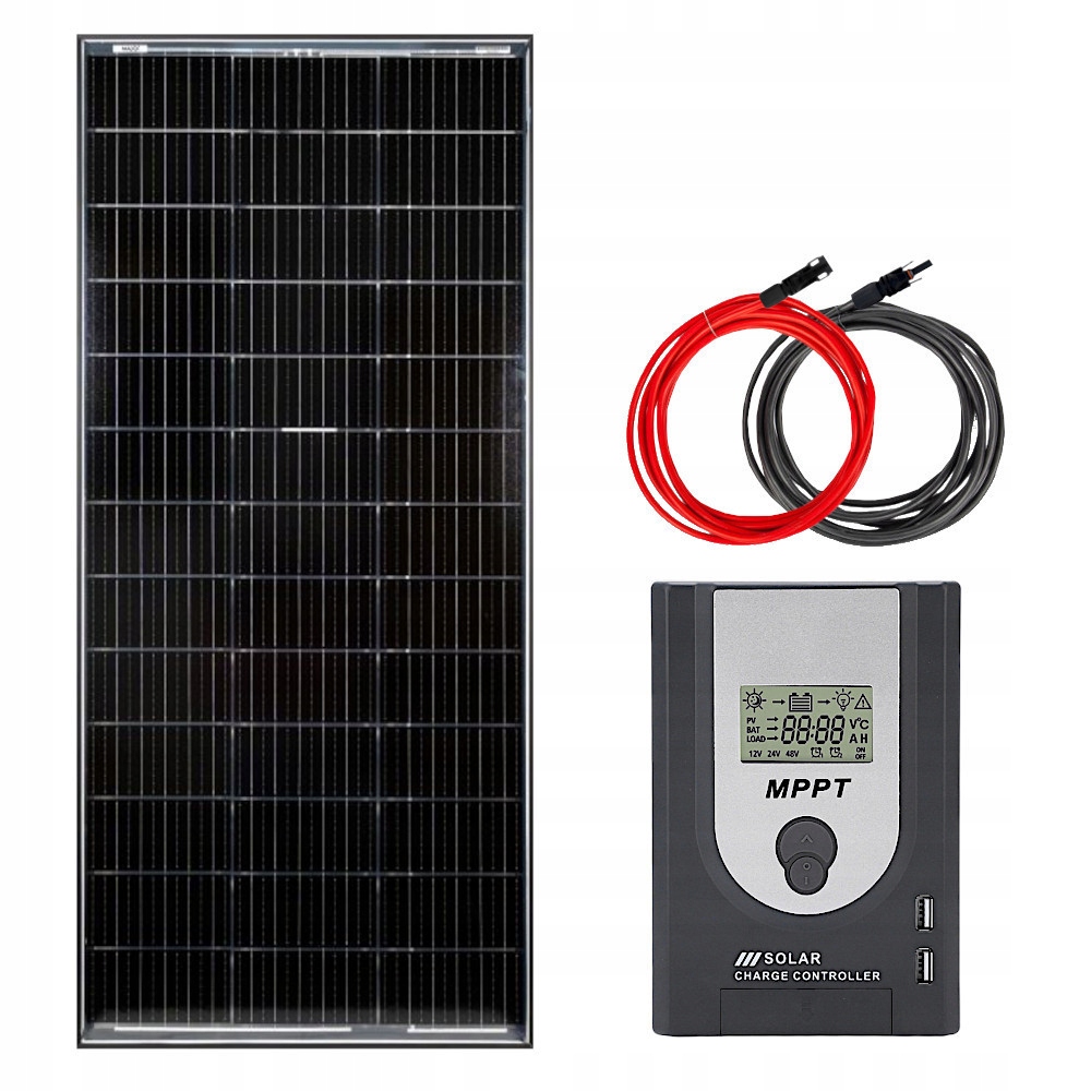 Solární Monokrystalický Obytný Vůz 190W 12V Regulátor Mppt