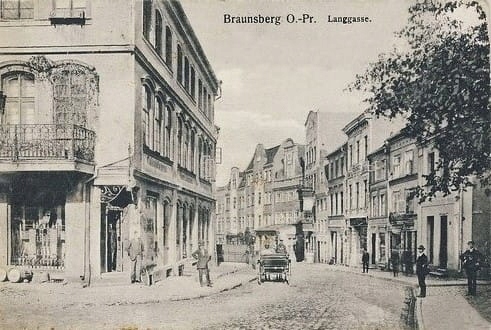 

Braniewo Langgasse Reprodukcja 16961