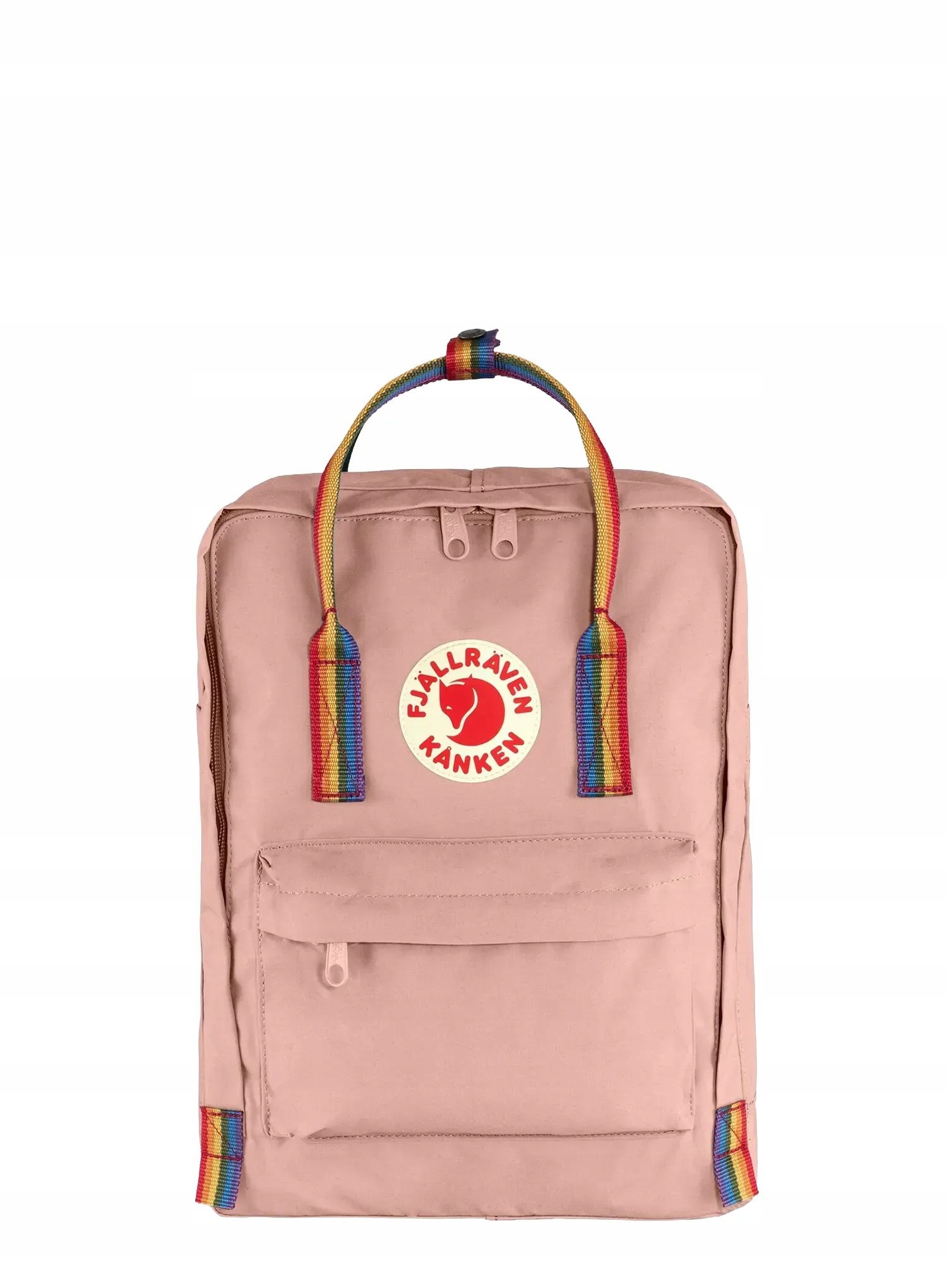 Plecak miejski Fjallraven Kanken Rainbow chalk rose/rainbow