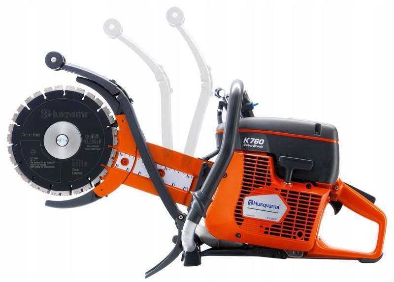 PRZECINARKA RĘCZNA HUSQVARNA K760 CNB CUT-N-BREAK Zasilanie spalinowe