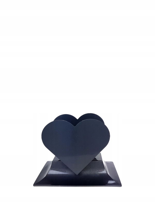 

Doniczka Serce, grafitowy