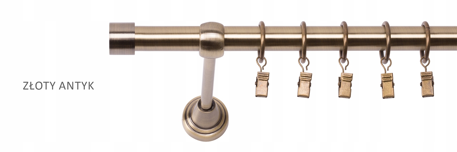 KARNISZ POJEDYNCZY 140 CM 19 MM SMART METALOWY 3 KOLORY RENA Marka RENA